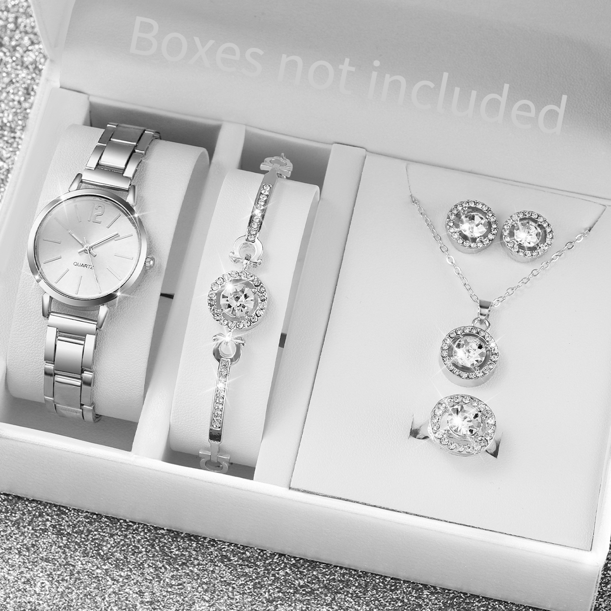 Mystery Jewelry Jar Watches - 6PCS/Set Women Watches Fashion Stainless Steel