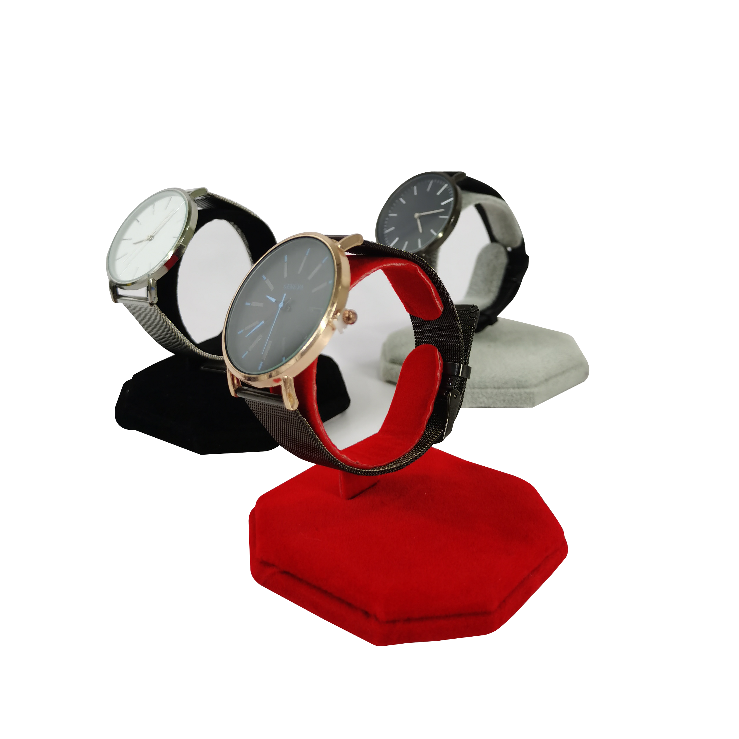 Jewelry And Watches Inc - High Quality Velvet C-shape Jewelry Dispaly