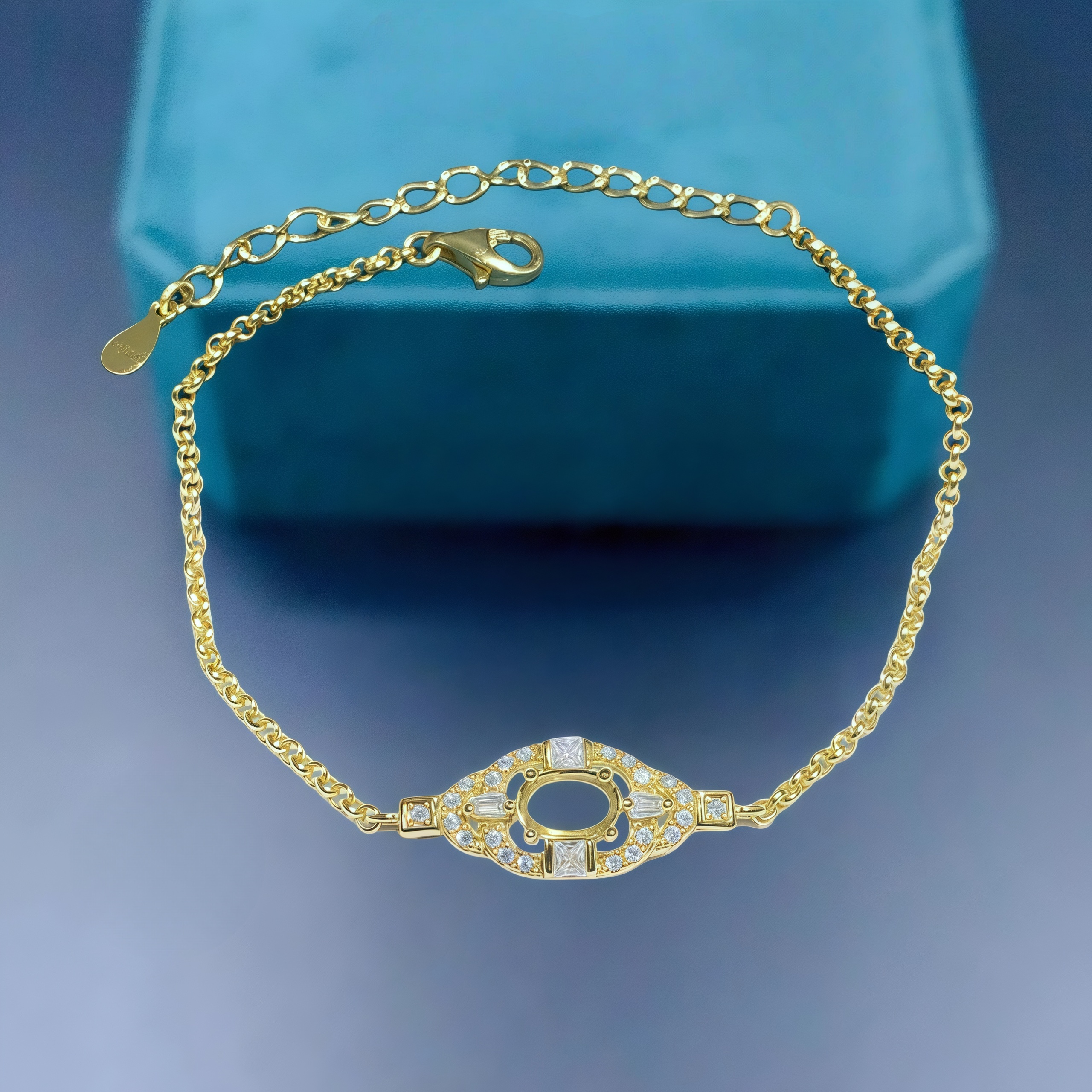 Fine Jewelry & Watches Photos - L S925 Sterling Silver DIY Empty