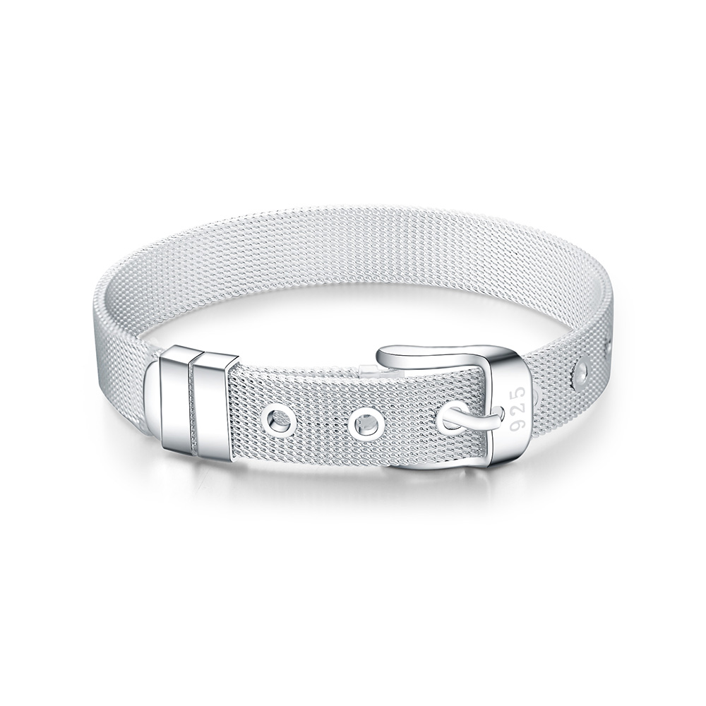 Mystery Jewelry Jar Watches - Fashionable Belt Design Pure 925 Sterling