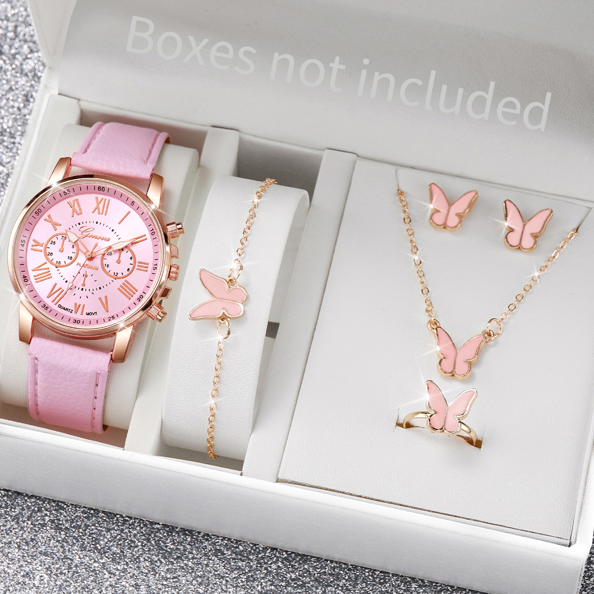 Mystery Jewelry Jar Watches - 6PCS/Set Fashion Women Watches Simple Roma