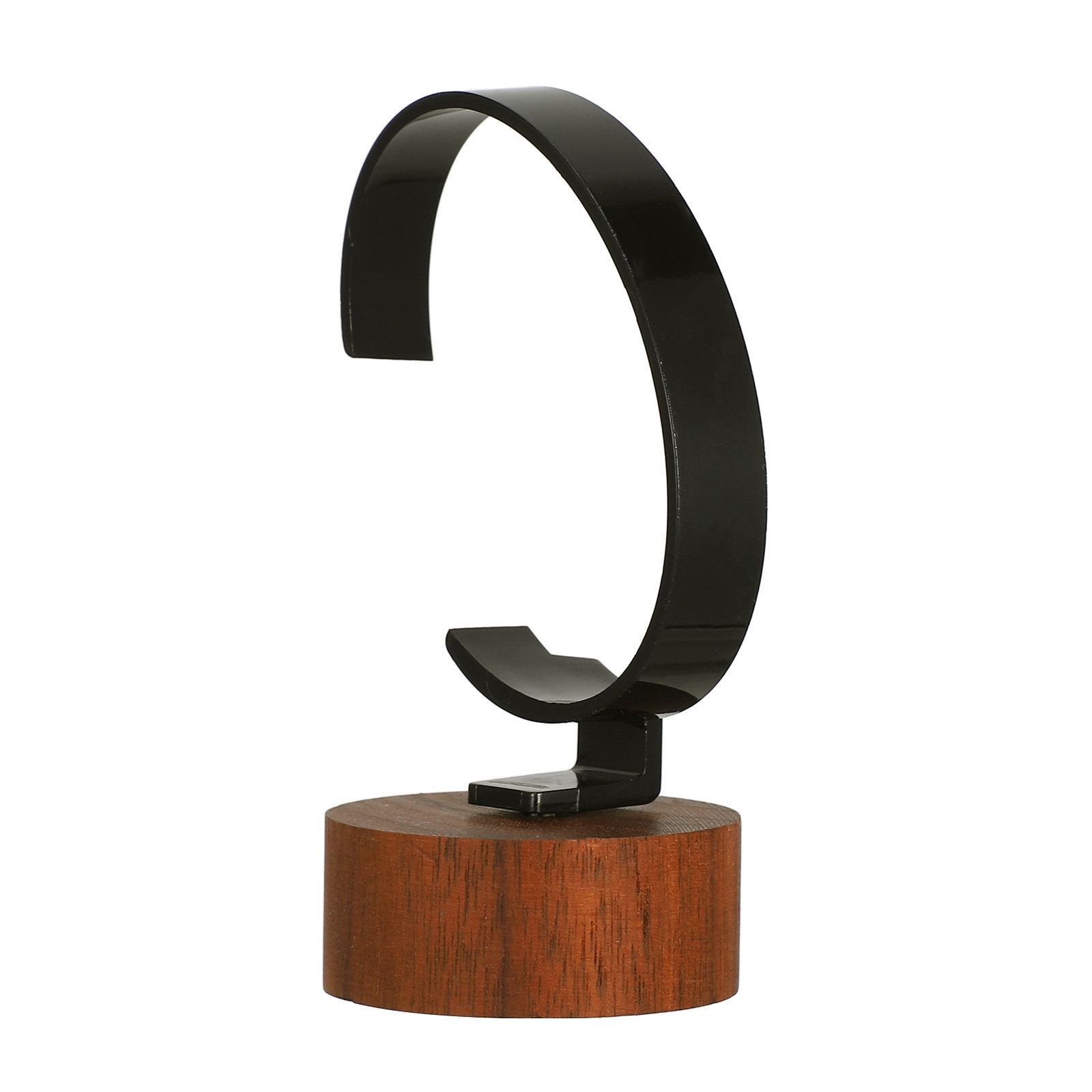 Jewelry And Watches Inc - Acrylic C-Ring Watch Display Stand Black