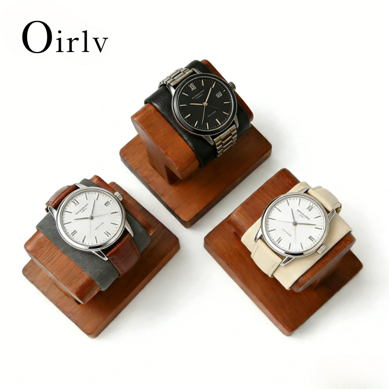 Jewelry Stores With Watches - Oirlv Retro Solid Wooden Watch Display