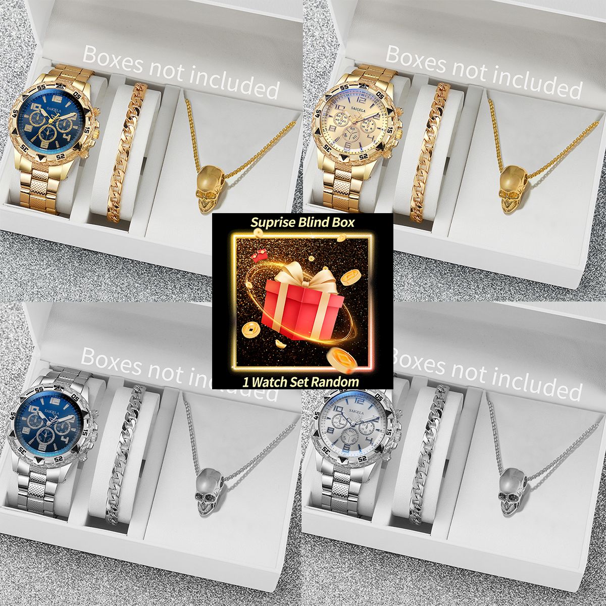 Jewelry And Watches - Surprise Mystery Watch Set Blind Box-3PCS/Set
