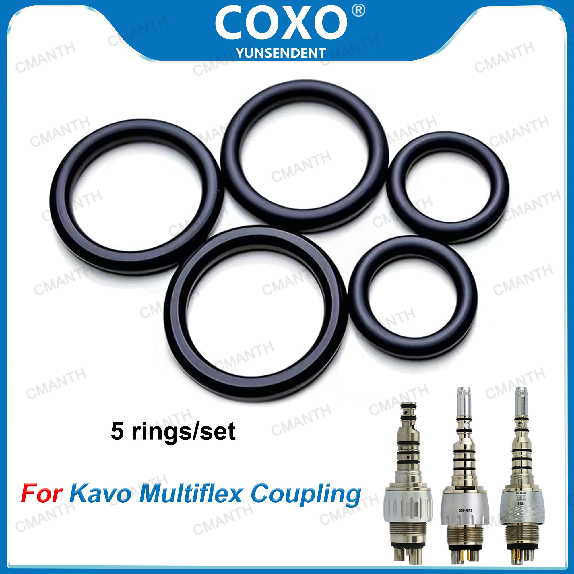 Couple Ring Set - 5 rings / set Universal Dental