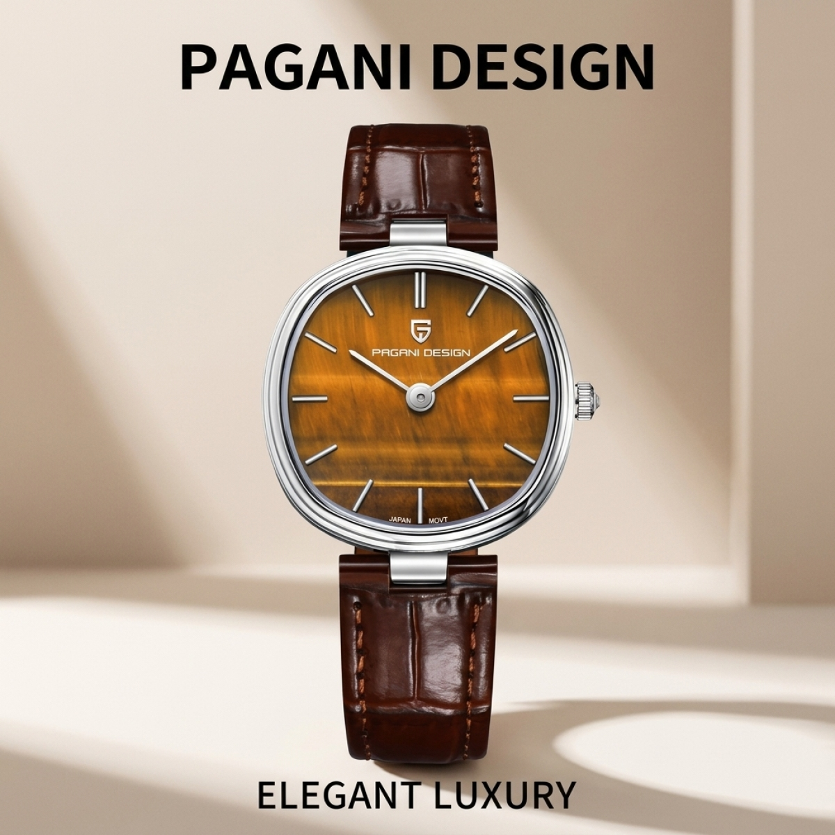 Stones Watches & Jewelry In Sweden Ab - PAGANI Design Elegant Retro Watch Natural
