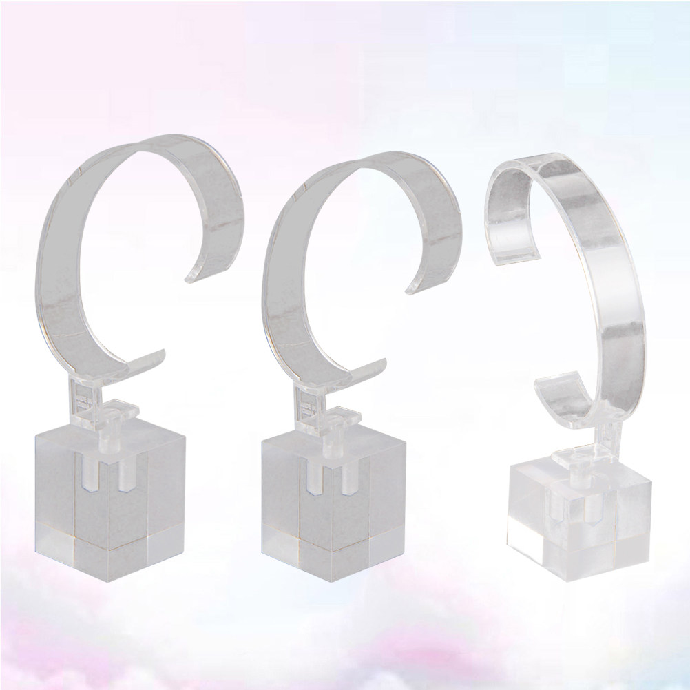 3Pcs C-Shaped Acrylic Watch Di - Jewelry And Watches Inc ulasan dan harga