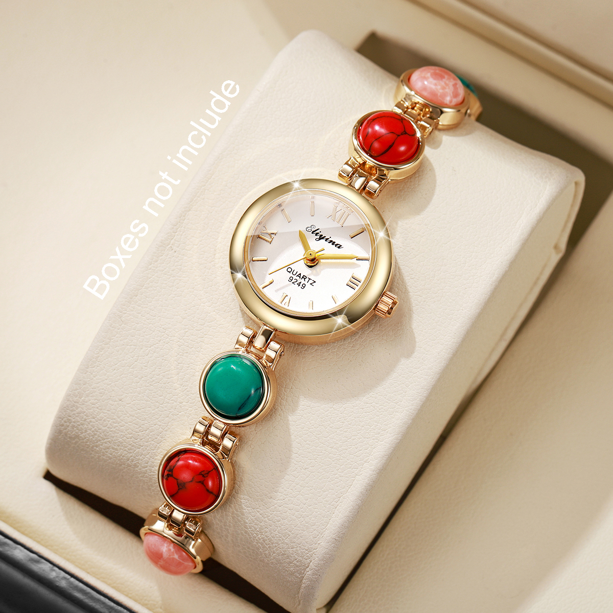 (Beads Color Random) 1/2PCS El - Jewelry Making Watches ulasan dan harga