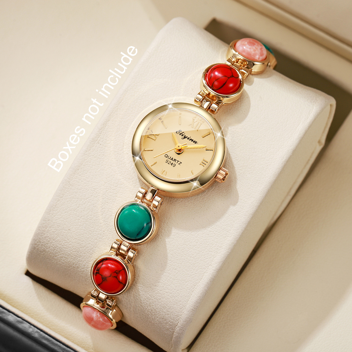 (Beads Color Random) 1/2PCS El - Jewelry Making Watches ulasan dan harga