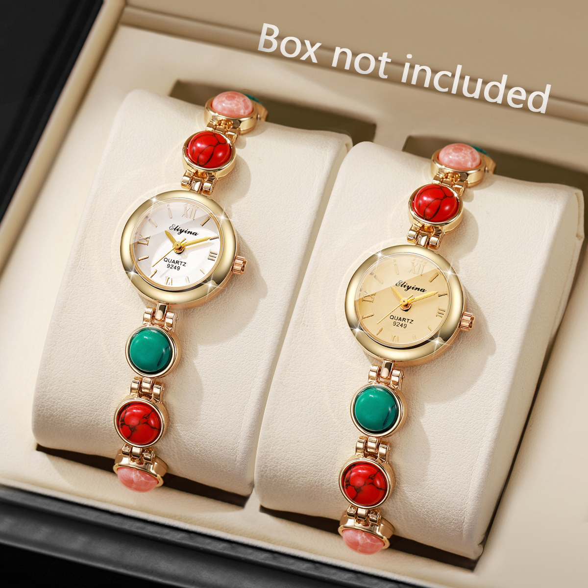 (Beads Color Random) 1/2PCS El - Jewelry Making Watches ulasan dan harga