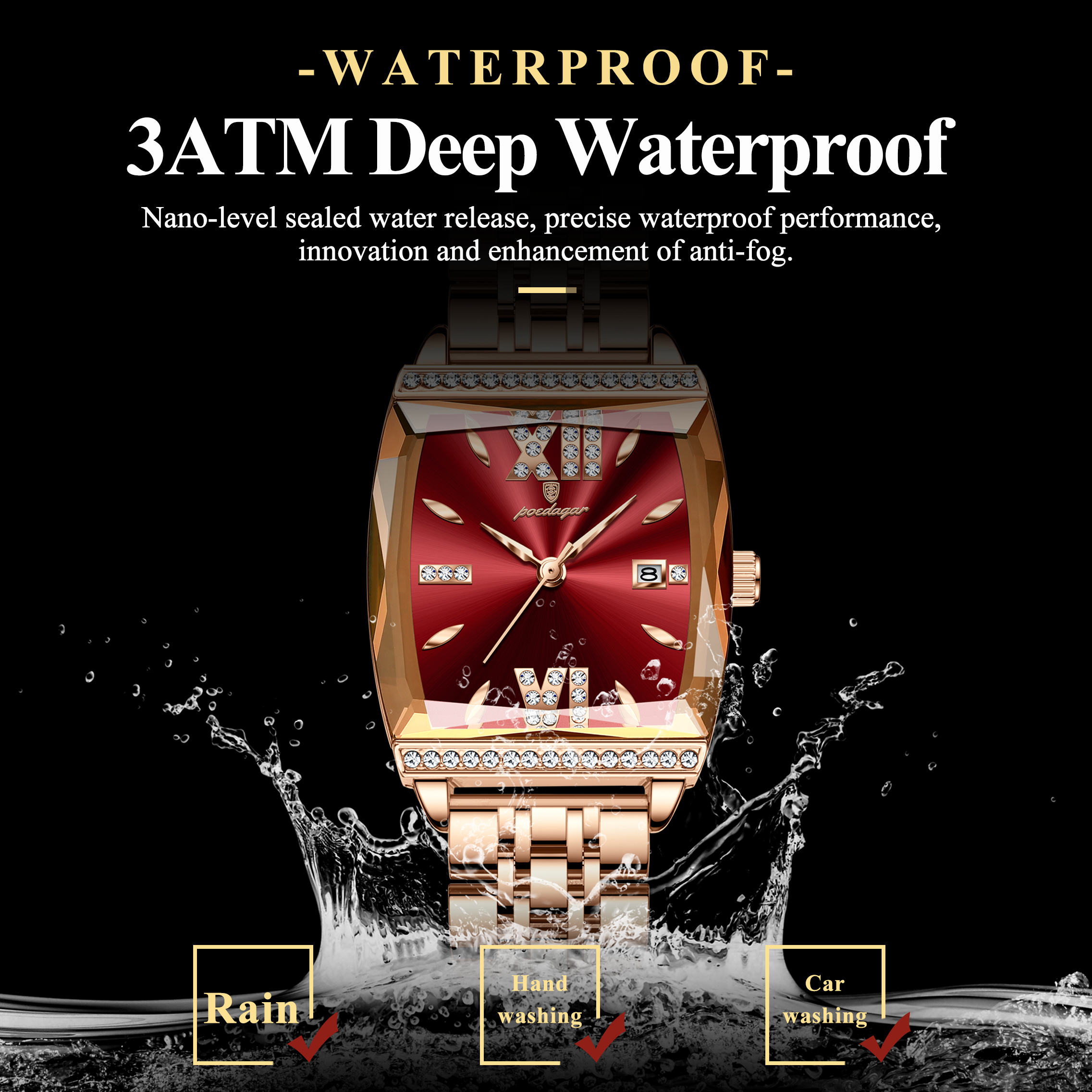 POEDAGAR Fashion Watch For Wom - High Jewelry Watches ulasan dan harga