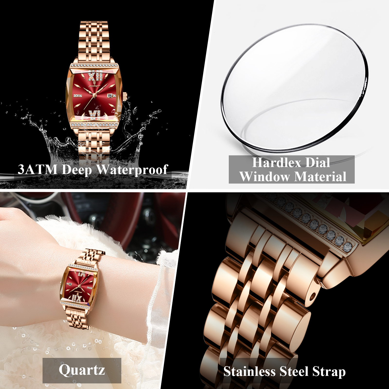 POEDAGAR Fashion Watch For Wom - High Jewelry Watches ulasan dan harga