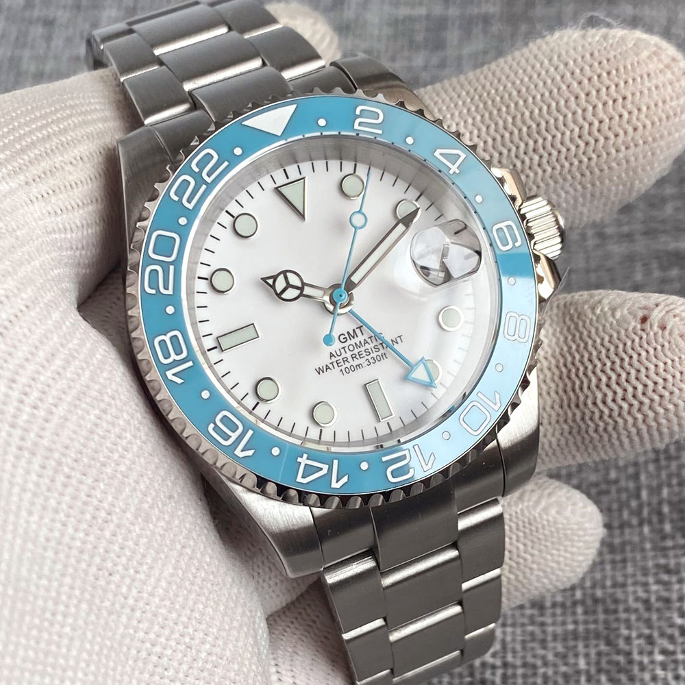 Customized 40mm Ice Blue Dial  - Jewelry And Watches ulasan dan harga