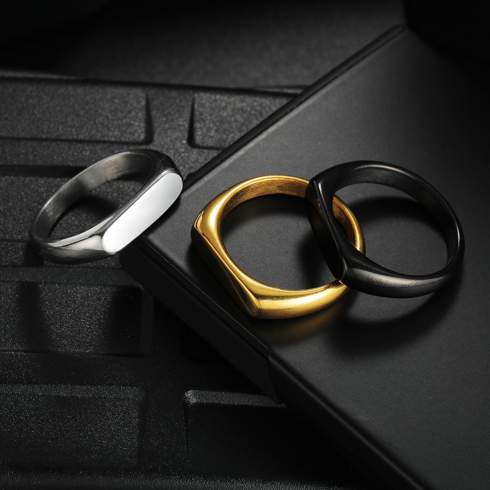 Customizable Stainless Steel S - Couple Ring Set ulasan dan harga