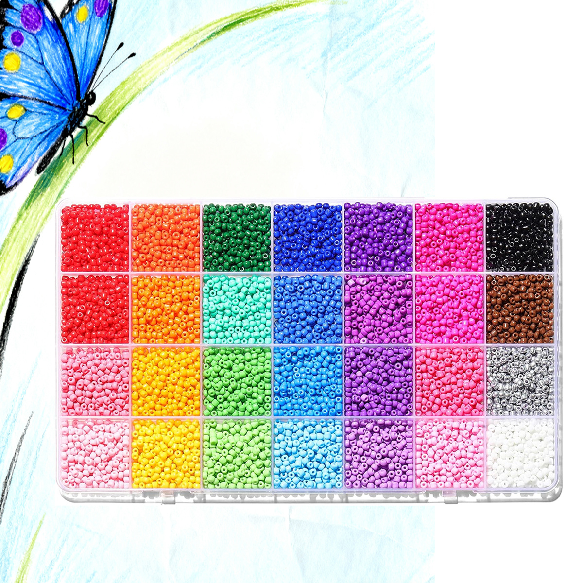 28 colors of 3mm seed beads, 7 - Fine Jewelry & Watches Photos ulasan dan harga