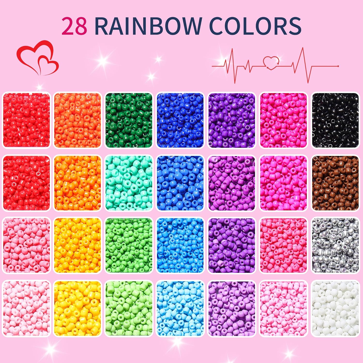 28 colors of 3mm seed beads, 7 - Fine Jewelry & Watches Photos ulasan dan harga