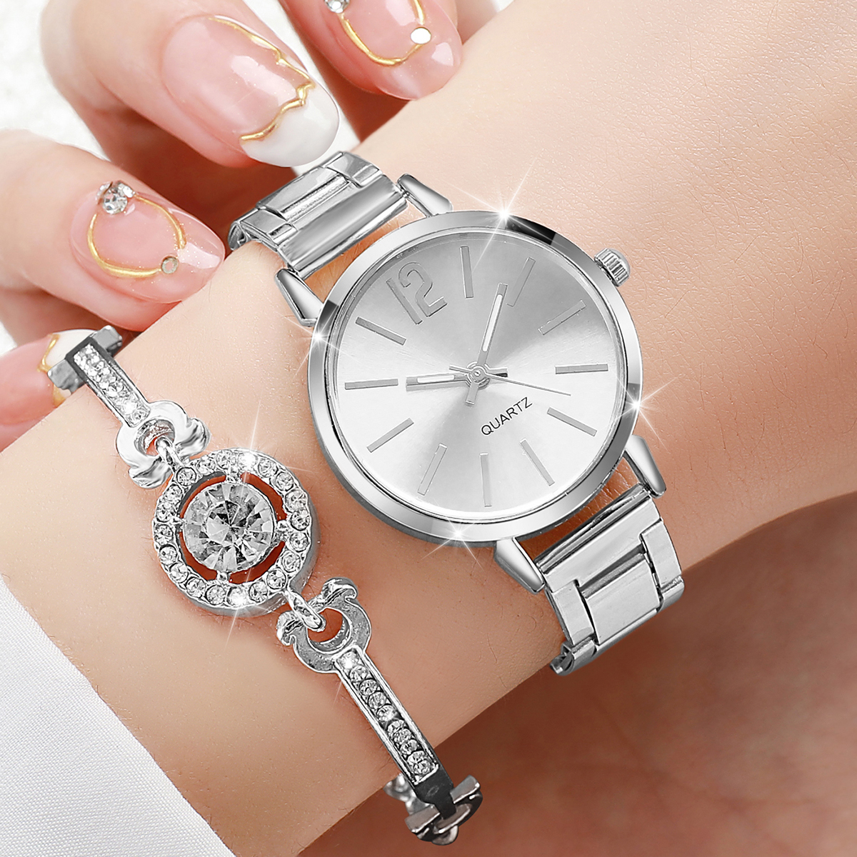 6PCS/Set Women Watches Fashion - Mystery Jewelry Jar Watches ulasan dan harga