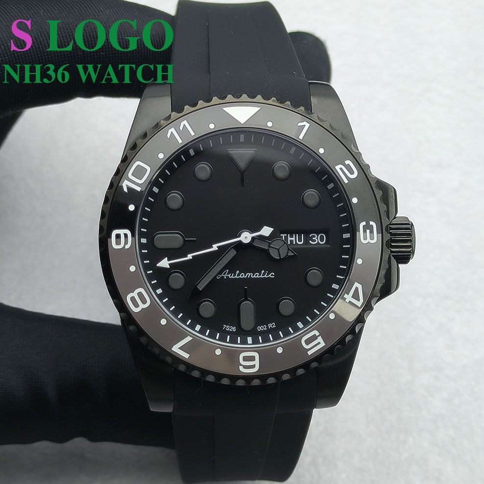 40MM NH36 Watch Black Men's St - Jewellery Watch ulasan dan harga