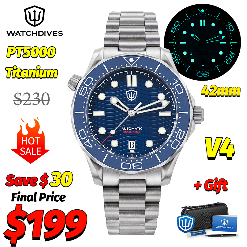 Watchdives WD007 V4 007 NTTD M - Jewellery Watch ulasan dan harga