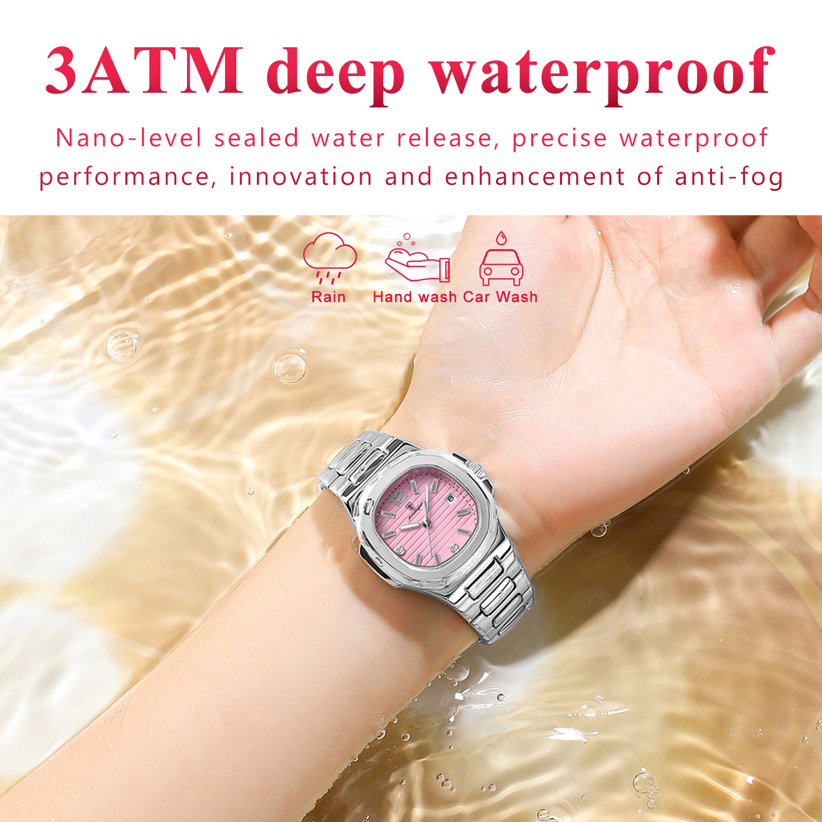 POEDAGAR Square Fashion Woman  - High Jewelry Watches ulasan dan harga