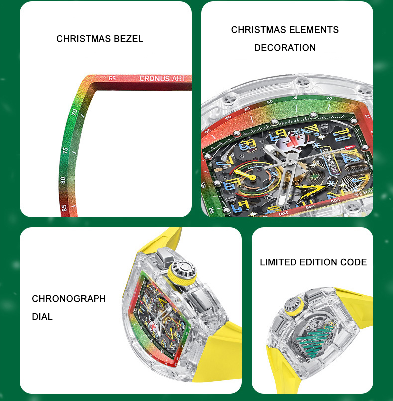 CRONUSART Men Chronograph Watc - Stones Watches & Jewelry In Sweden Ab ulasan dan harga