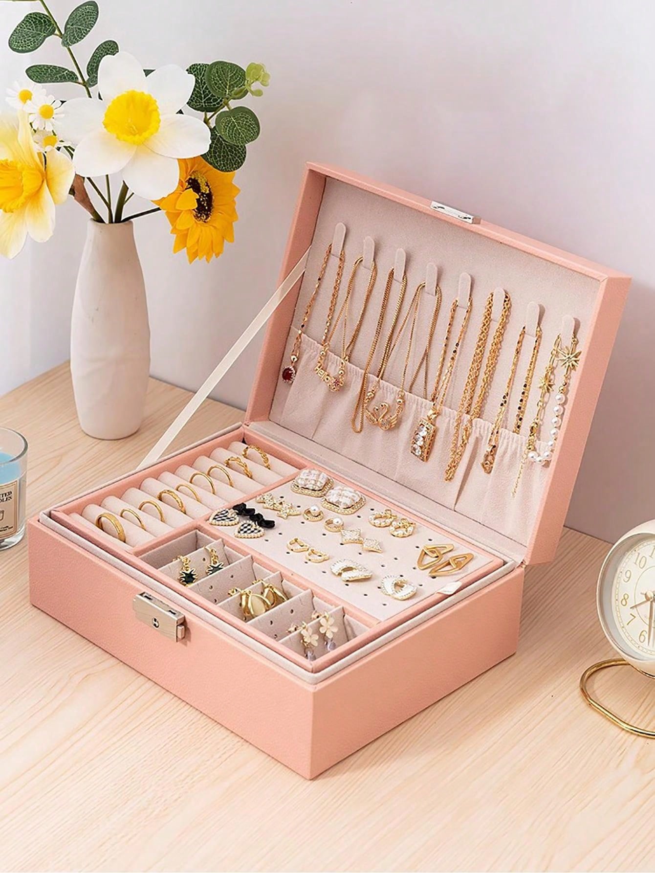 1pc Jewelry Storage Box, Large - Jewelry Stores With Watches ulasan dan harga