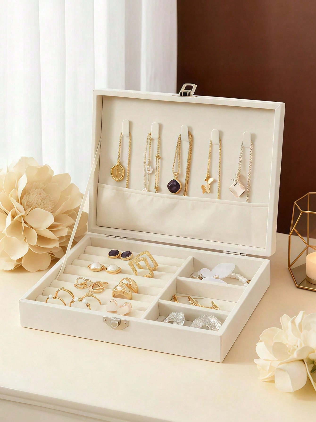 1pc Jewelry Storage Box, Large - Jewelry Stores With Watches ulasan dan harga