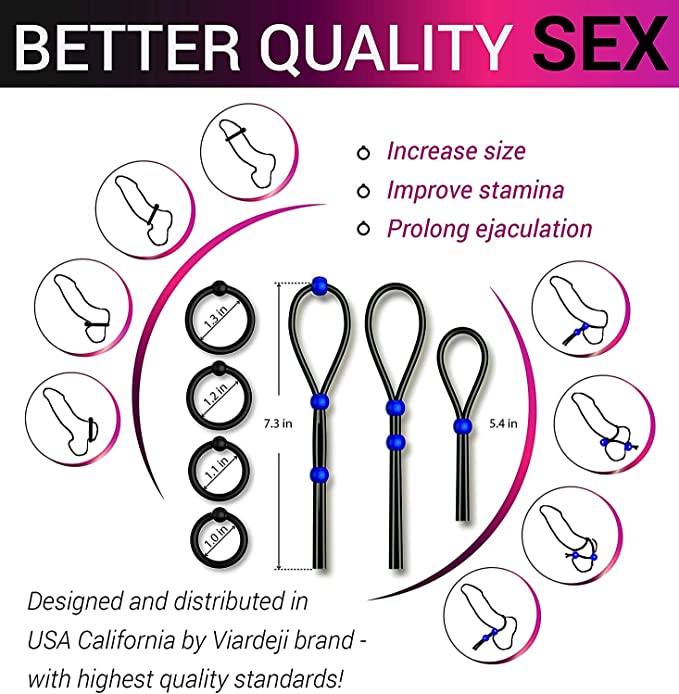 Penis Ring Set Sex Toys for Me - Couple Ring Set ulasan dan harga