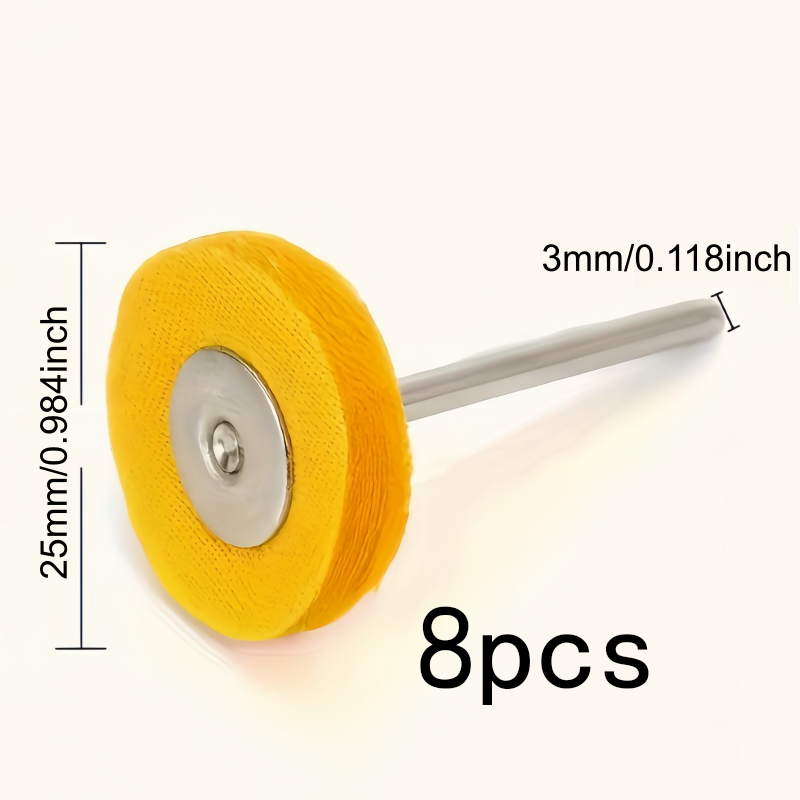 8Pcs 3mm Yellow Polishing Clot - Jewelry And Watches ulasan dan harga