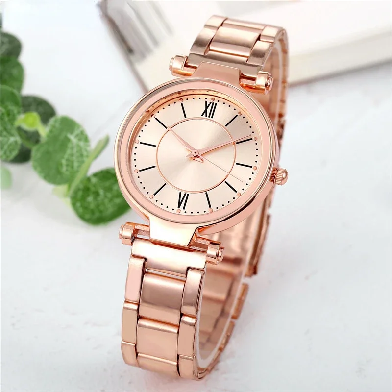 Luxury Rose Gold Stainless Ste - Mystery Jewelry Jar Watches ulasan dan harga
