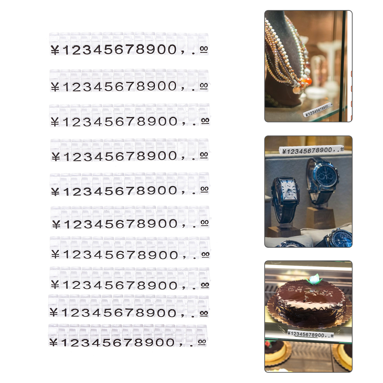 10Pcs Premium Plastic Jewelry  - Jewelry Stores With Watches ulasan dan harga