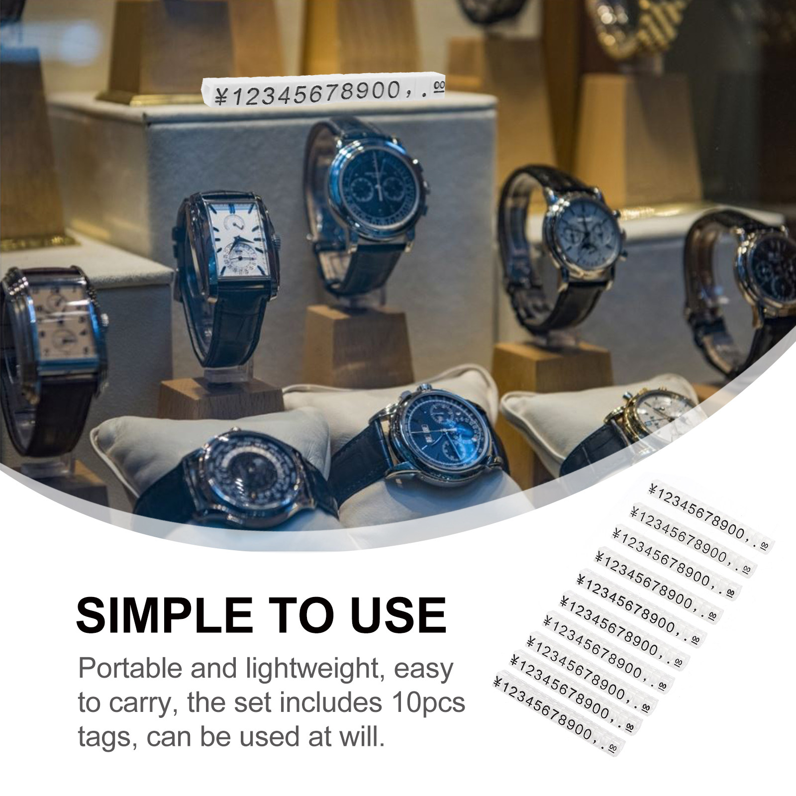 10Pcs Premium Plastic Jewelry  - Jewelry Stores With Watches ulasan dan harga