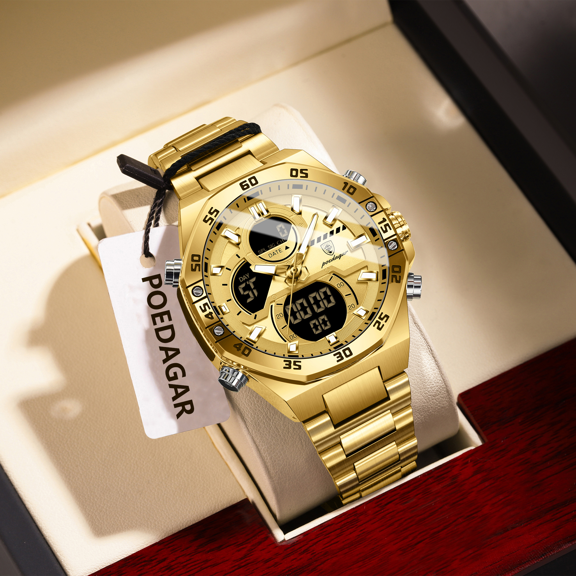 POEDAGAR Sport Men Watch LED W - Jewellery Watch ulasan dan harga