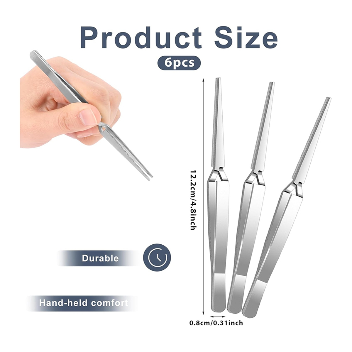 Craft Tweezers, 6 Pieces Locki - Jewelry Making Watches ulasan dan harga