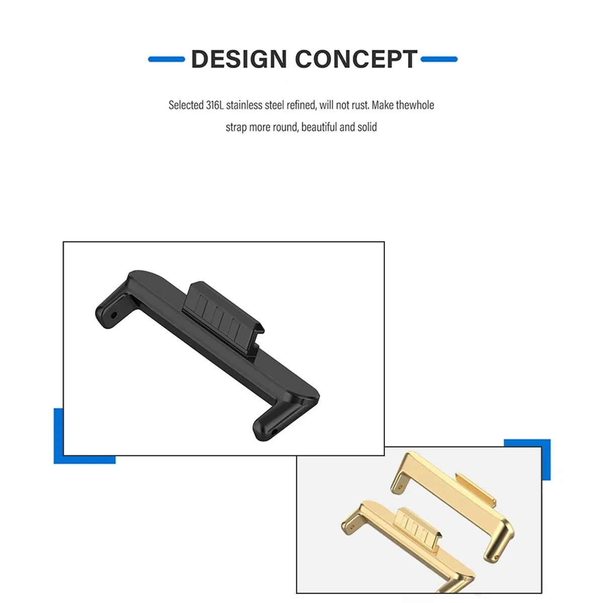 20mm 22mm 1Pair Adapter for Hu - Jewellery Watch ulasan dan harga