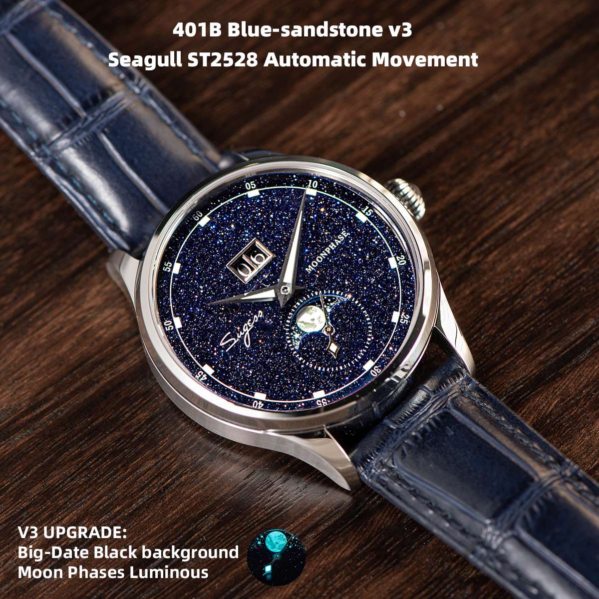Sugess Origin ST2528 Movement  - Stones Watches & Jewelry In Sweden Ab ulasan dan harga