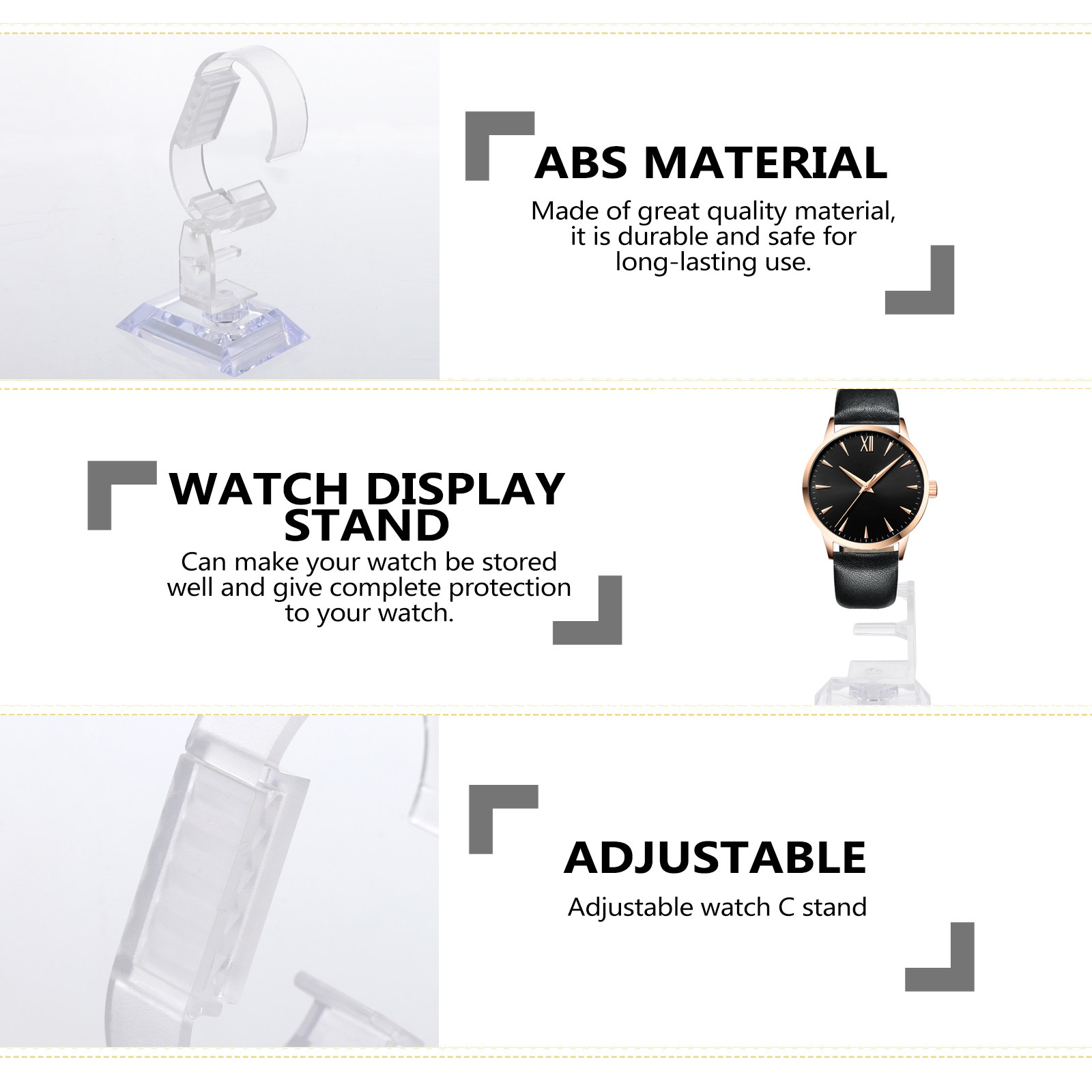 10Pcs Watch Display Stand Plas - Jewelry And Watches Inc ulasan dan harga