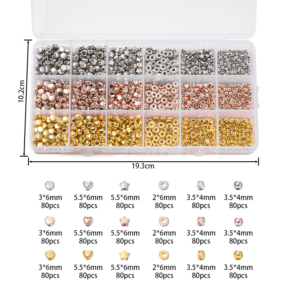 18 Grids CCB Spacer Beads Set  - Fine Jewelry & Watches Photos ulasan dan harga