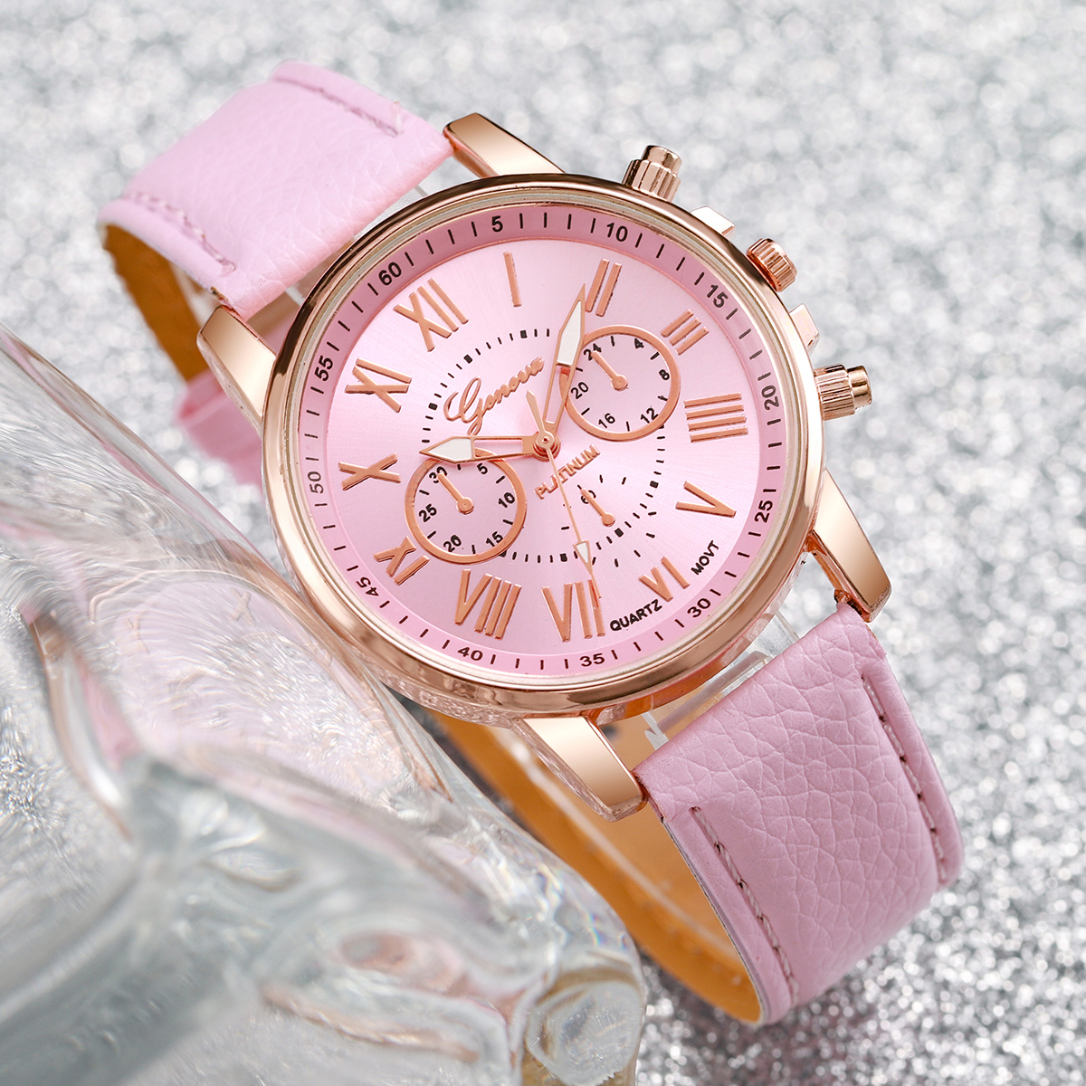 6PCS/Set Fashion Women Watches - Mystery Jewelry Jar Watches ulasan dan harga