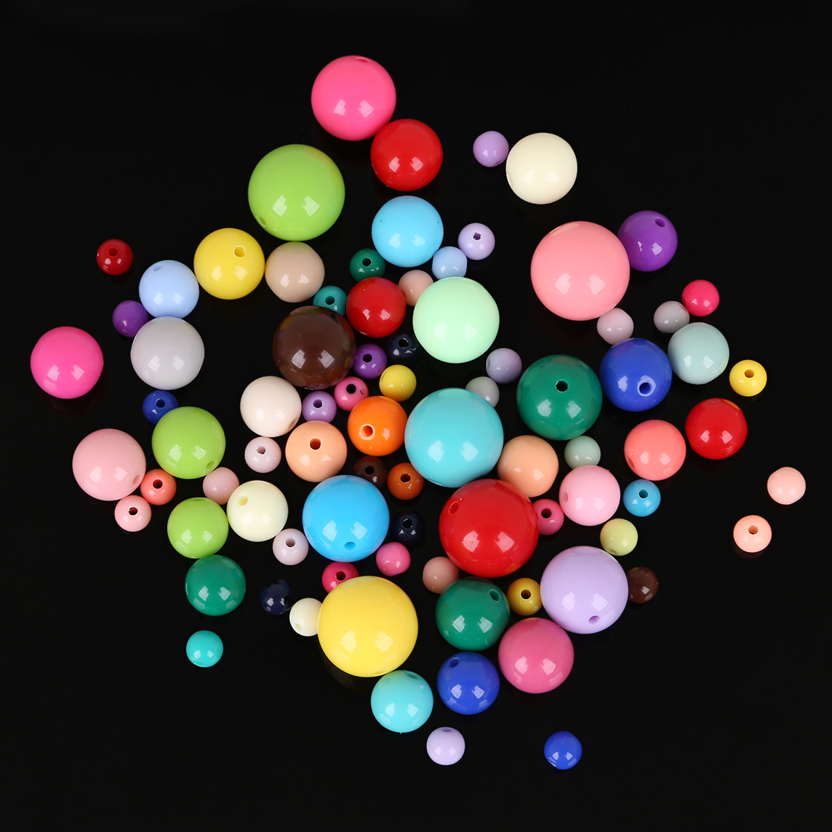 11-440pcs Mixed Beads Acrylic  - Fine Jewelry & Watches Photos ulasan dan harga
