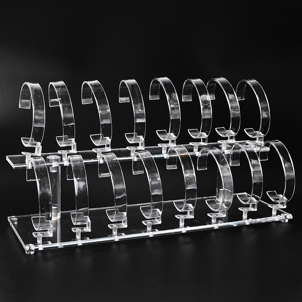 Acrylic 2-Tier Jewelry Wrist W - Jewelry Watches For Sale ulasan dan harga