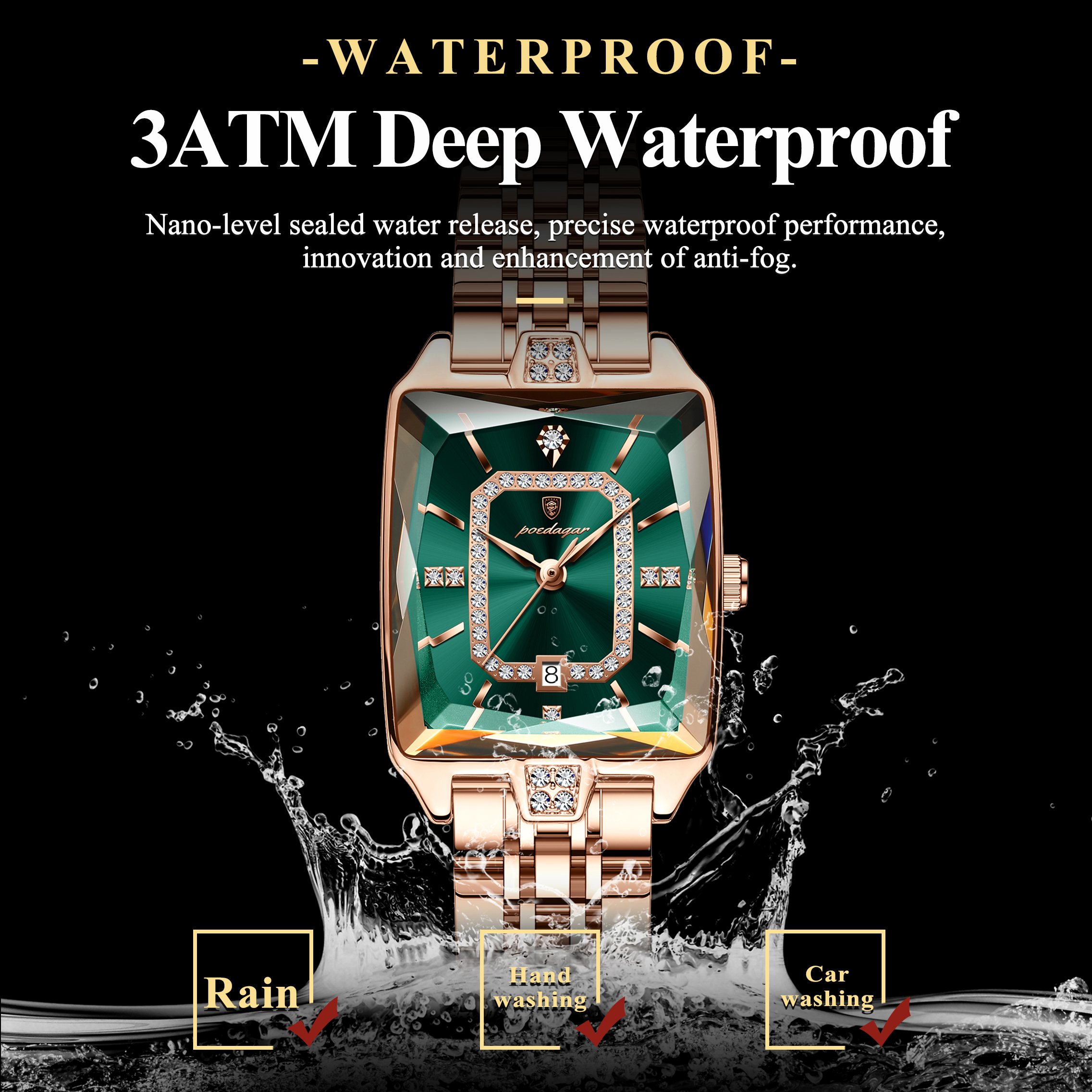 POEDAGAR Luxury Woman Watch Wa - High Jewelry Watches ulasan dan harga