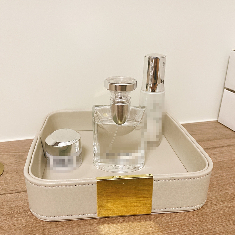 Leather Desk Tray Desktop Stor - Jewelry Stores With Watches ulasan dan harga