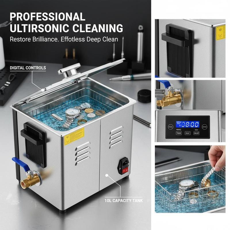 10L Ultrasonic Cavitation Devi - Jewelry Stores With Watches ulasan dan harga