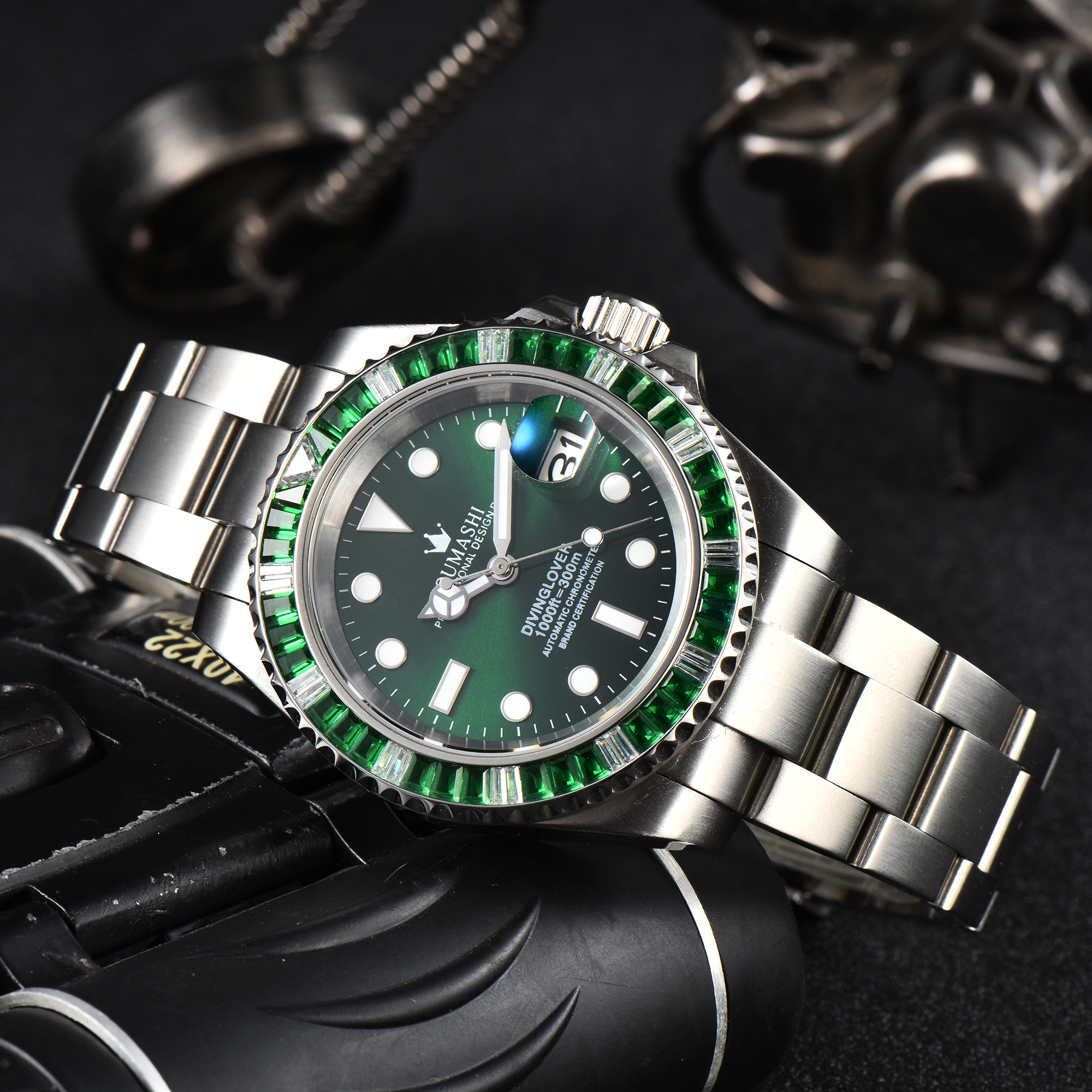 40mm Gem Diving Watch NH35 Mov - Stones Watches & Jewelry In Sweden Ab ulasan dan harga