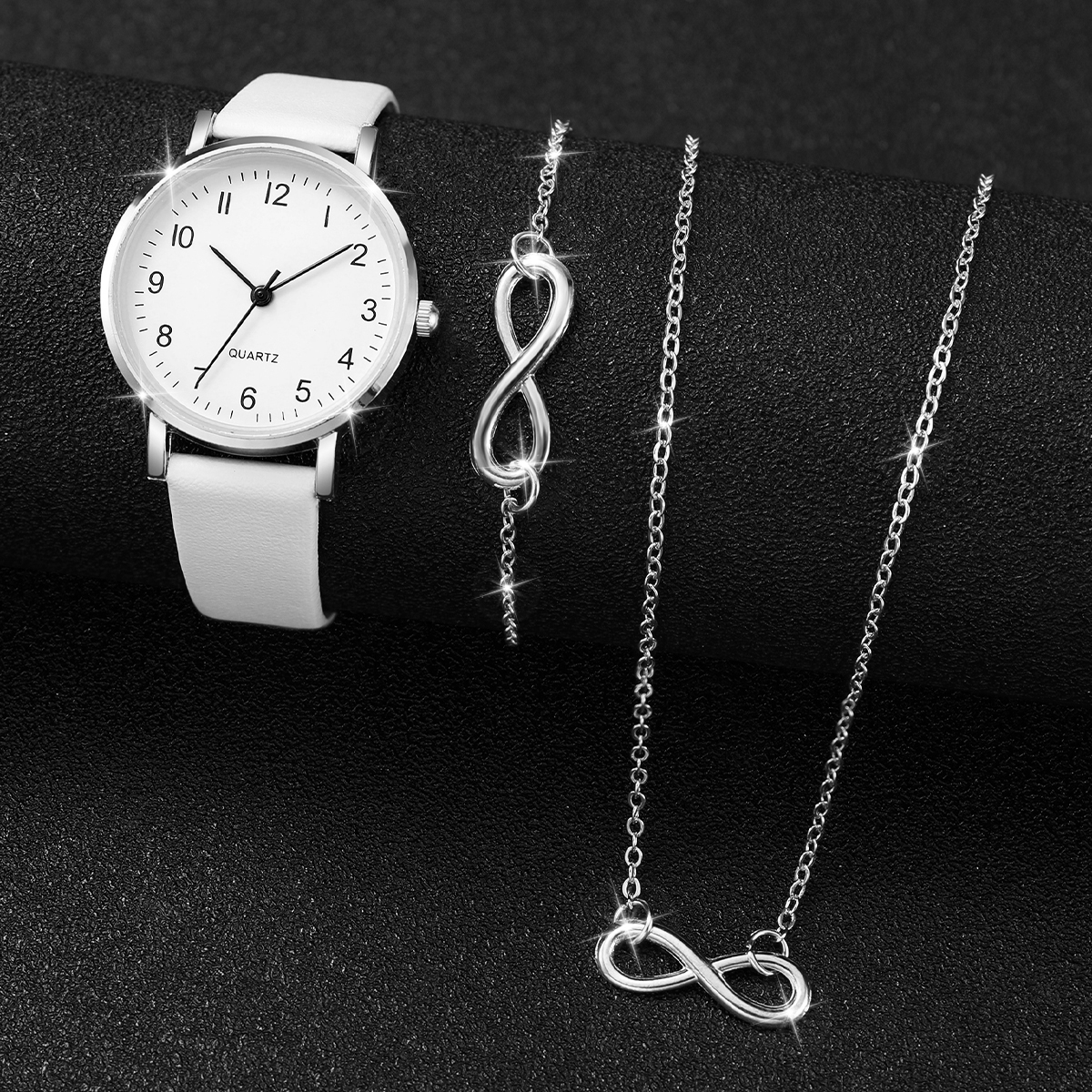 3PCS/Set Women Watches Fashion - Mystery Jewelry Jar Watches ulasan dan harga