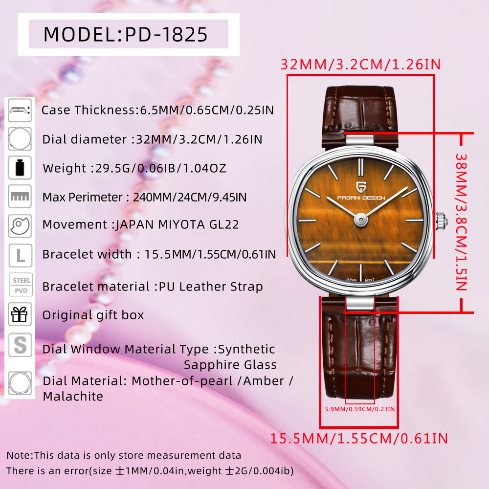 PAGANI Design Elegant Retro Wa - Stones Watches & Jewelry In Sweden Ab ulasan dan harga