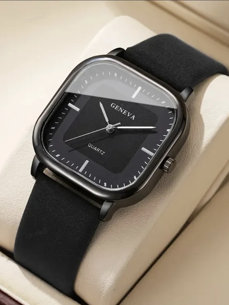 No gift box; men's leather str - Jewellery Watch ulasan dan harga