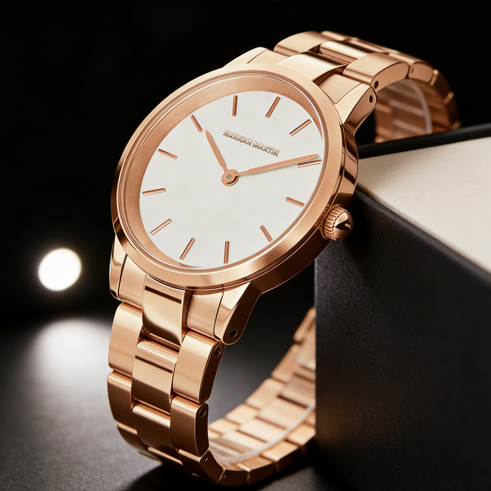 Womens Watch Rose Gold Stainle - Mystery Jewelry Jar Watches ulasan dan harga