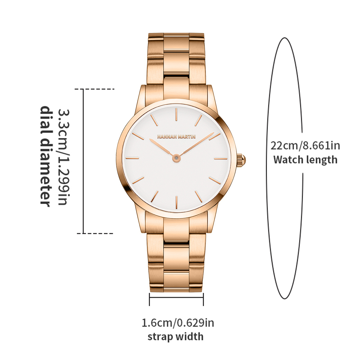 Womens Watch Rose Gold Stainle - Mystery Jewelry Jar Watches ulasan dan harga